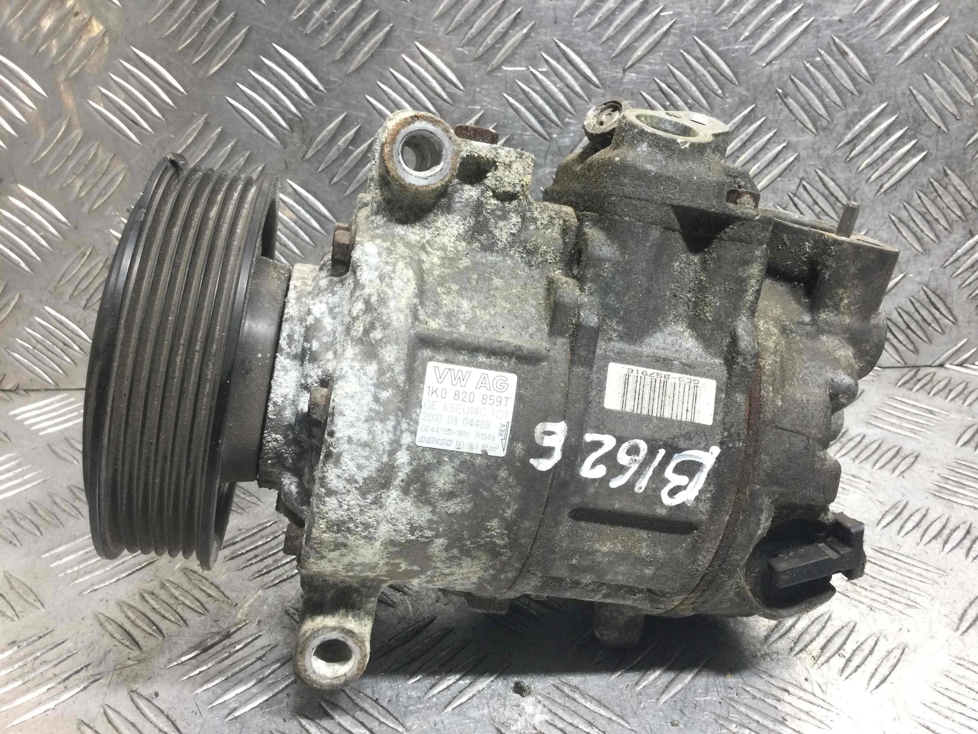 Компрессор кондиционера Volkswagen Golf 6 поколение (2008-2015) бензин 1.4 Механика Х/б