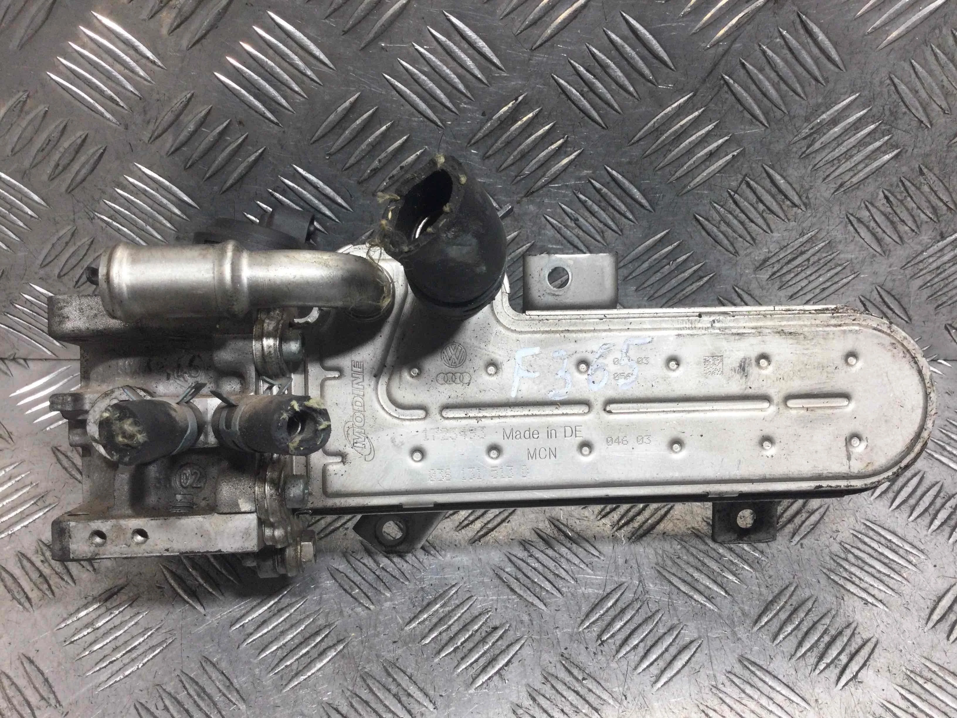 Радиатор EGR Volkswagen Golf 4 поколение (1997-2004) дизель 1.9 TDI Механика Х/б