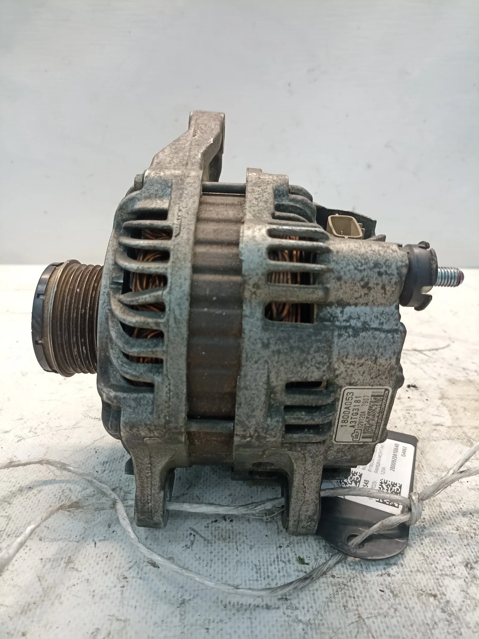 ГЕНЕРАТОР MITSUBISHI CITROEN PEUGEOT 4B10 4B11 4B12 ... LANCER LANCER EVOLUTION OUTLANDER ... GA2W GA3W GP 1800A053 ОВАЛЬНАЯ ФИШКА 4 КОНТАКТА 120A D4062