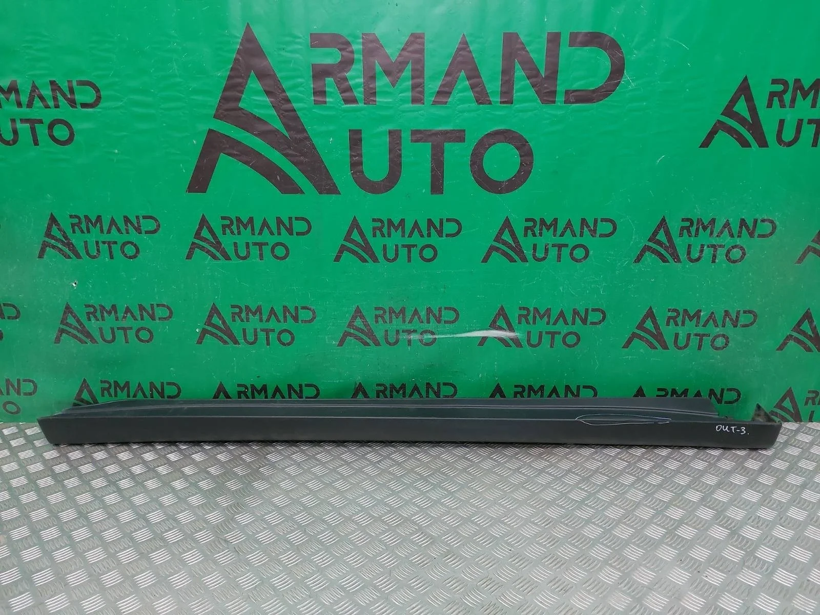 Накладка порога Mitsubishi Outlander 2012-нв 3