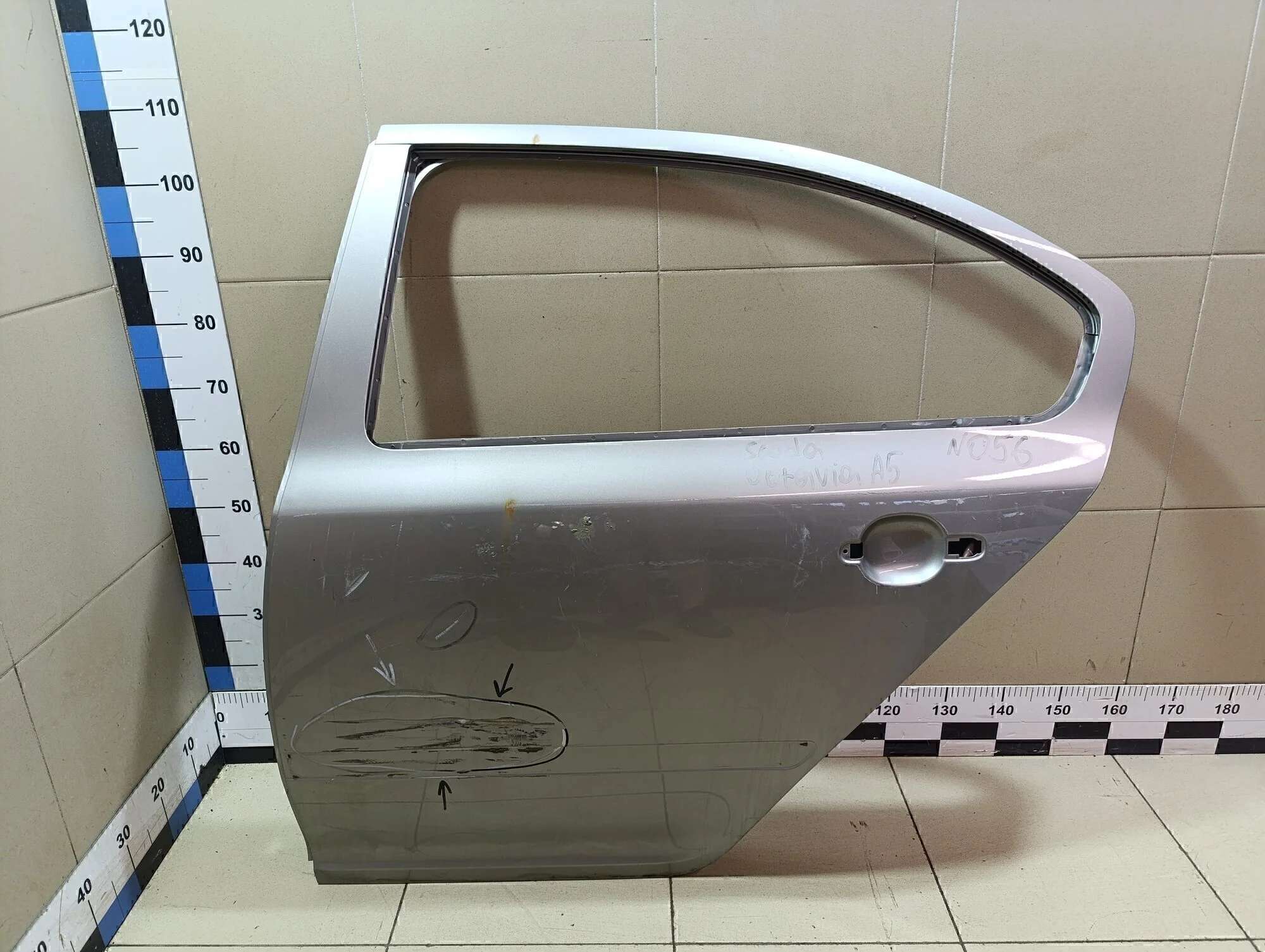 Дверь задняя левая Octavia (A5 1Z-) 2004-2013