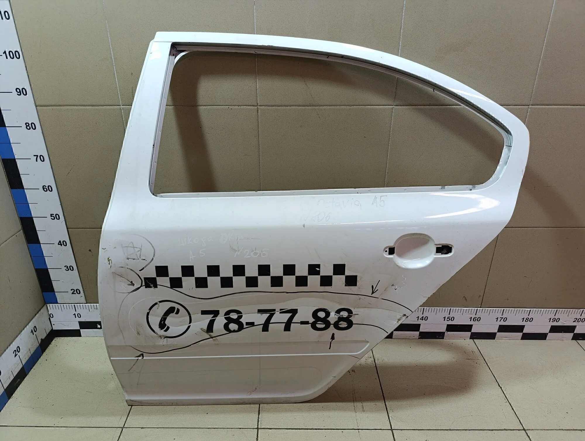 Дверь задняя левая Octavia (A5 1Z-) 2004-2013