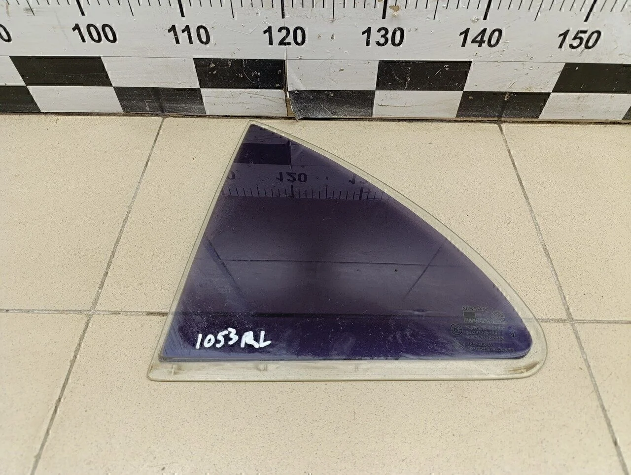 Стекло двери задней левой (форточка) Almera Classic (B10) 2006-2013