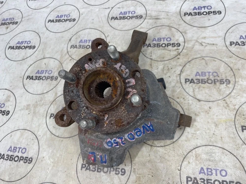 Кулак поворотный передний левый Chevrolet Aveo I рестайлинг (2006—2012)