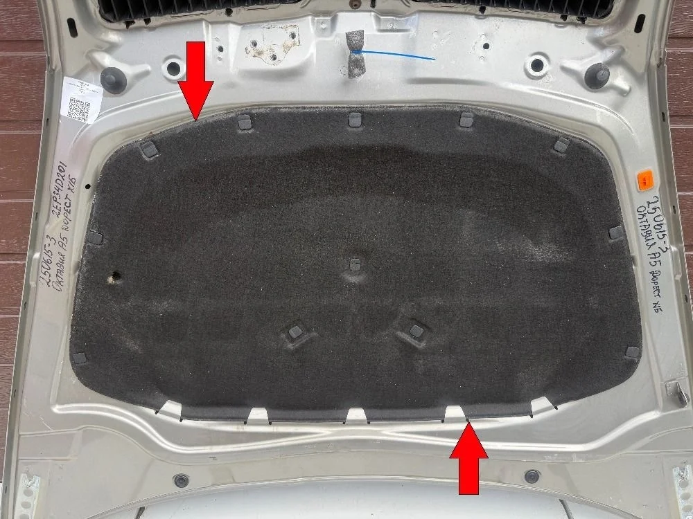 Шумоизоляция утеплитель капота Skoda Octavia II (2004—2009)
