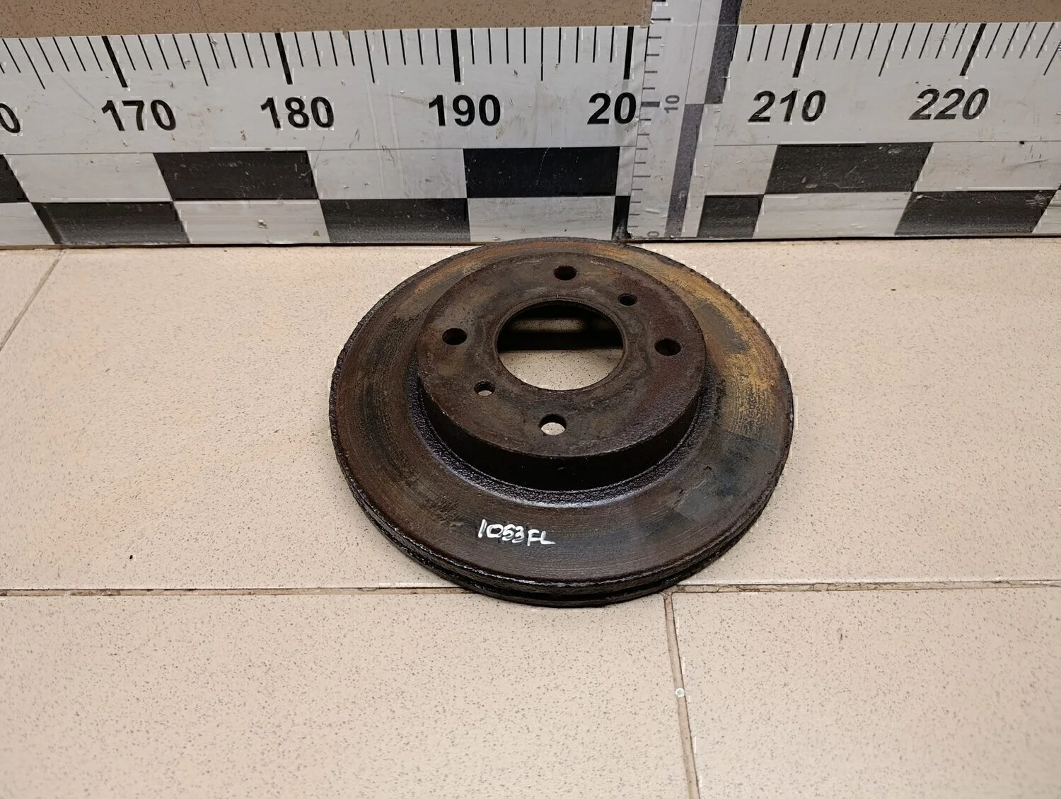 Диск тормозной передний вентилируемый Almera Classic (B10) 2006-2013