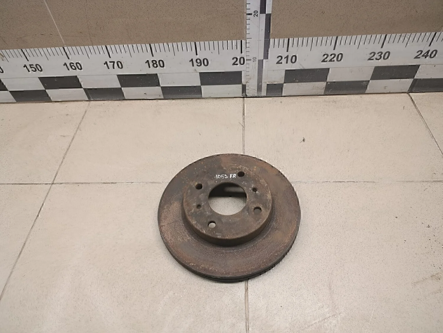 Диск тормозной передний вентилируемый Almera Classic (B10) 2006-2013