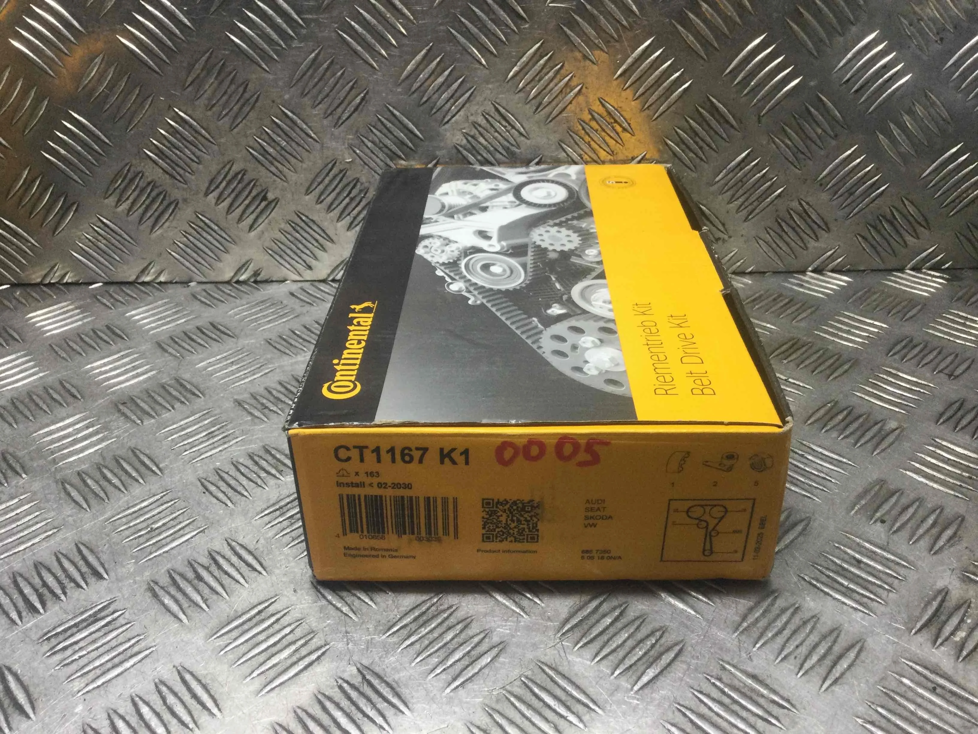 Комплект ГРМ Volkswagen Polo V рестайлинг 2015 — 2020 бензин 1.6 i DSG Седан