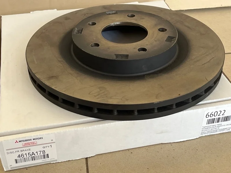 ДИСК ТОРМОЗНОЙ Mitsubishi Outlander Xl 2012 2013 2014 2015 2016 2017 2018 2019 2020 4615A117 CW1W 4B11, передний