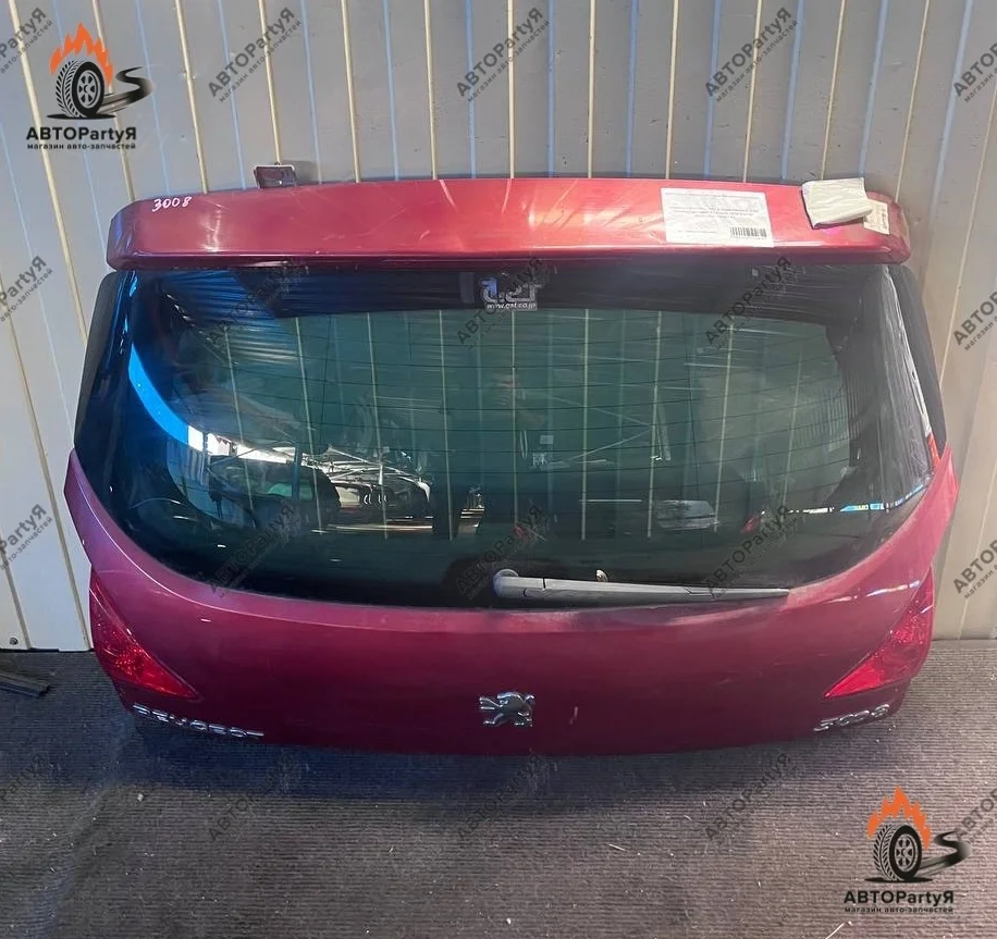Крышка багажника задняя в сборе Peugeot 3008