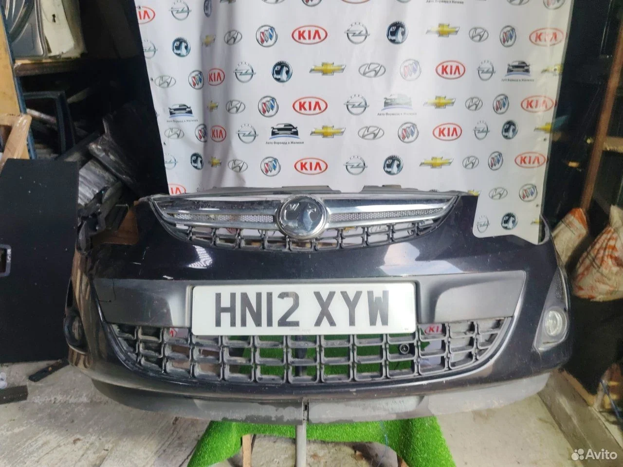 Бампер передний opel corsa