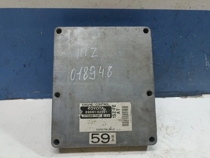 Блок управления двигателем Toyota Vitz 2003 8966152591 NCP10 1.0 1SZFE