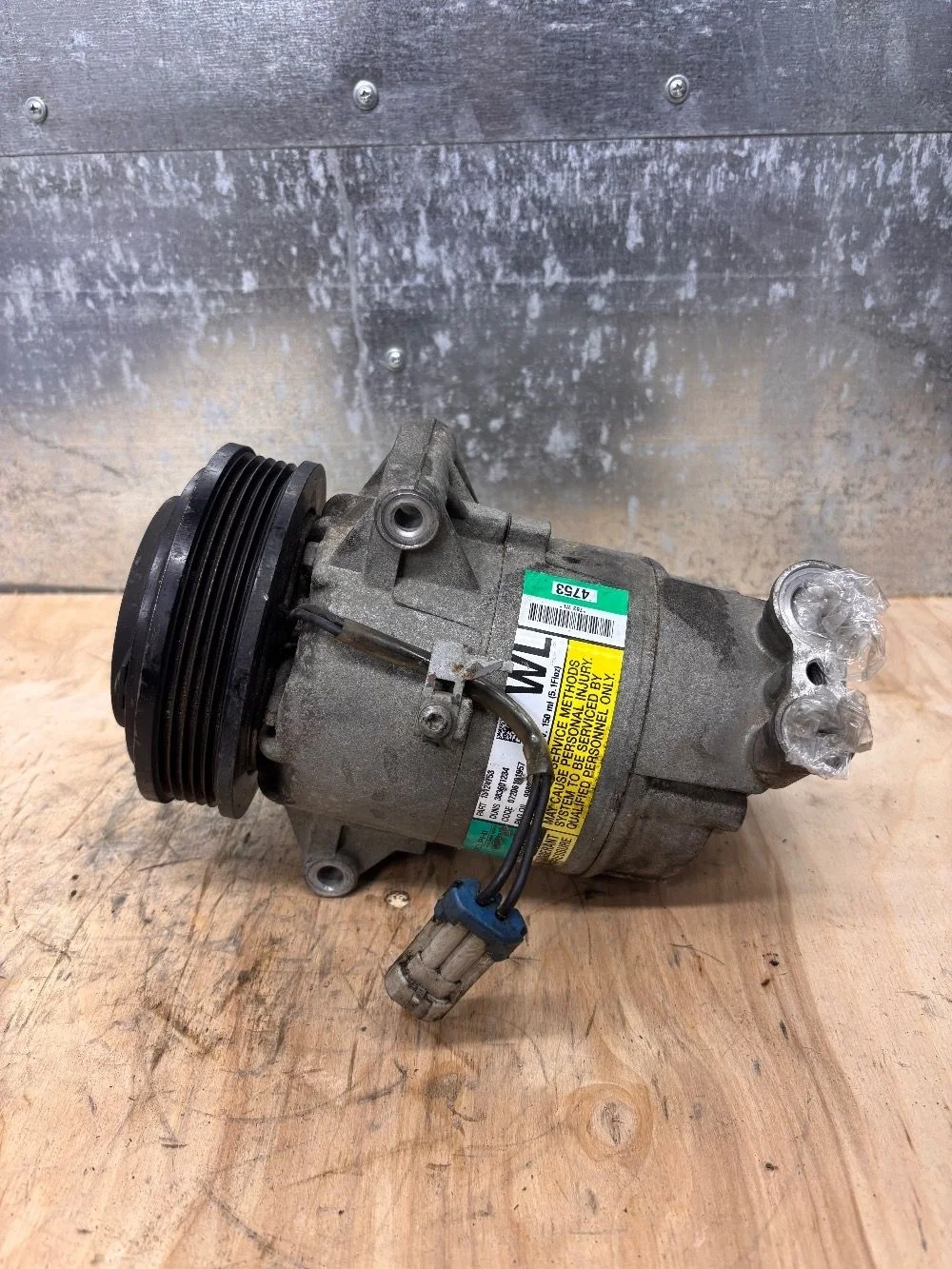 Компрессор кондиционера Опель Зафира Zafira B (2005—2008) В наличии