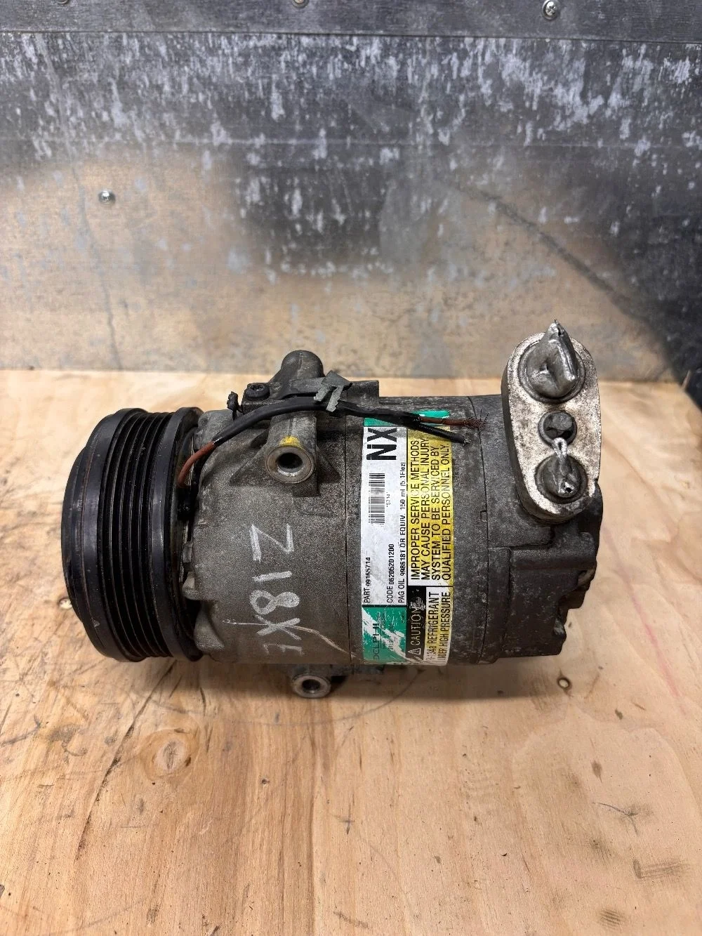 Компрессор кондиционера Opel Astra H Meriva Astra H (2004—2007) В наличии