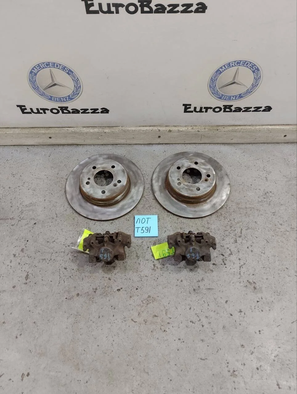 Задняя тормозная система Mercedes W203