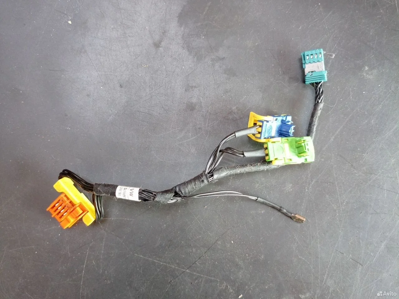 Жгут проводов на руль vw touareg 3d071582t