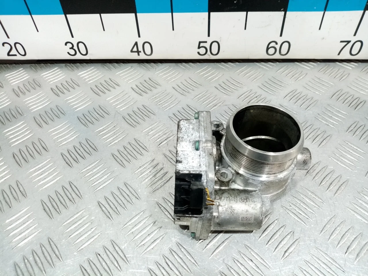 [Б/У] Заслонка дроссельная электрическая - (Состояние: отломана фишка ) [Под ремонт] [Код: 00637814 ]