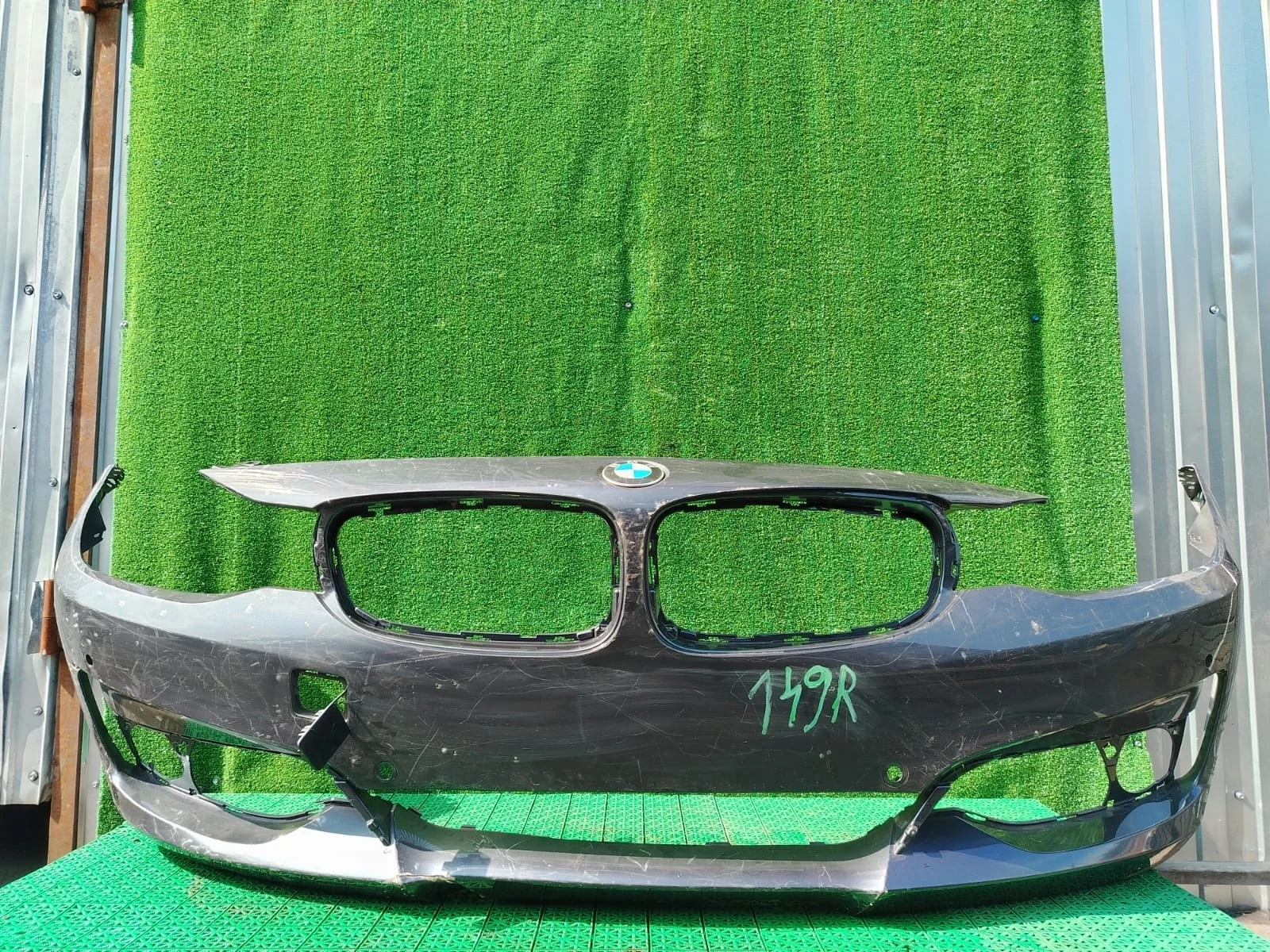 Бампер BMW 3-SERIE F34 GT 2012- передний чёрный б/у