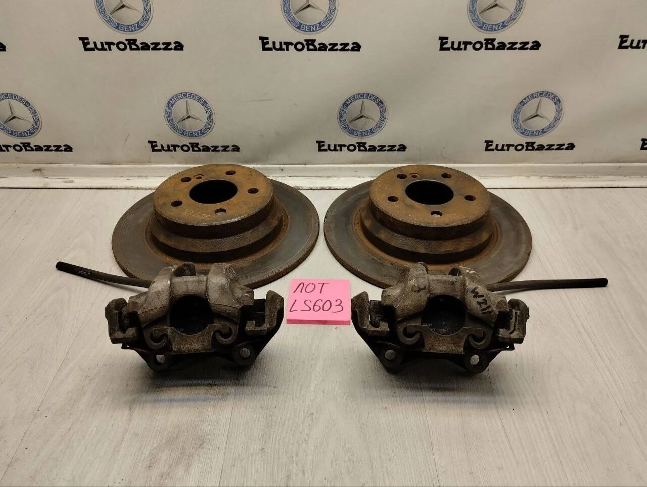 Задняя тормозная система Mercedes W211