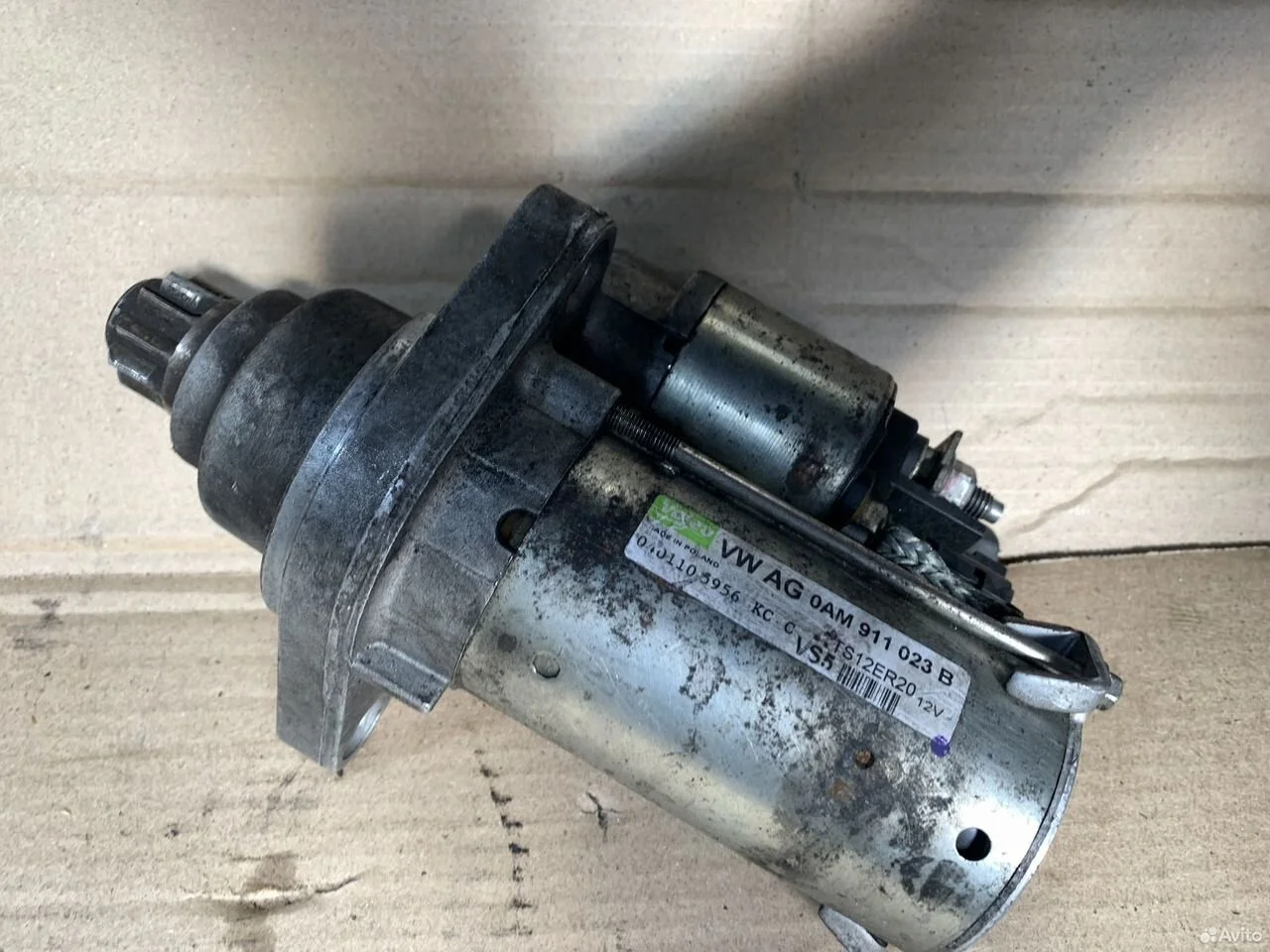 Стартер dsg 7 vw skoda 0am911023b