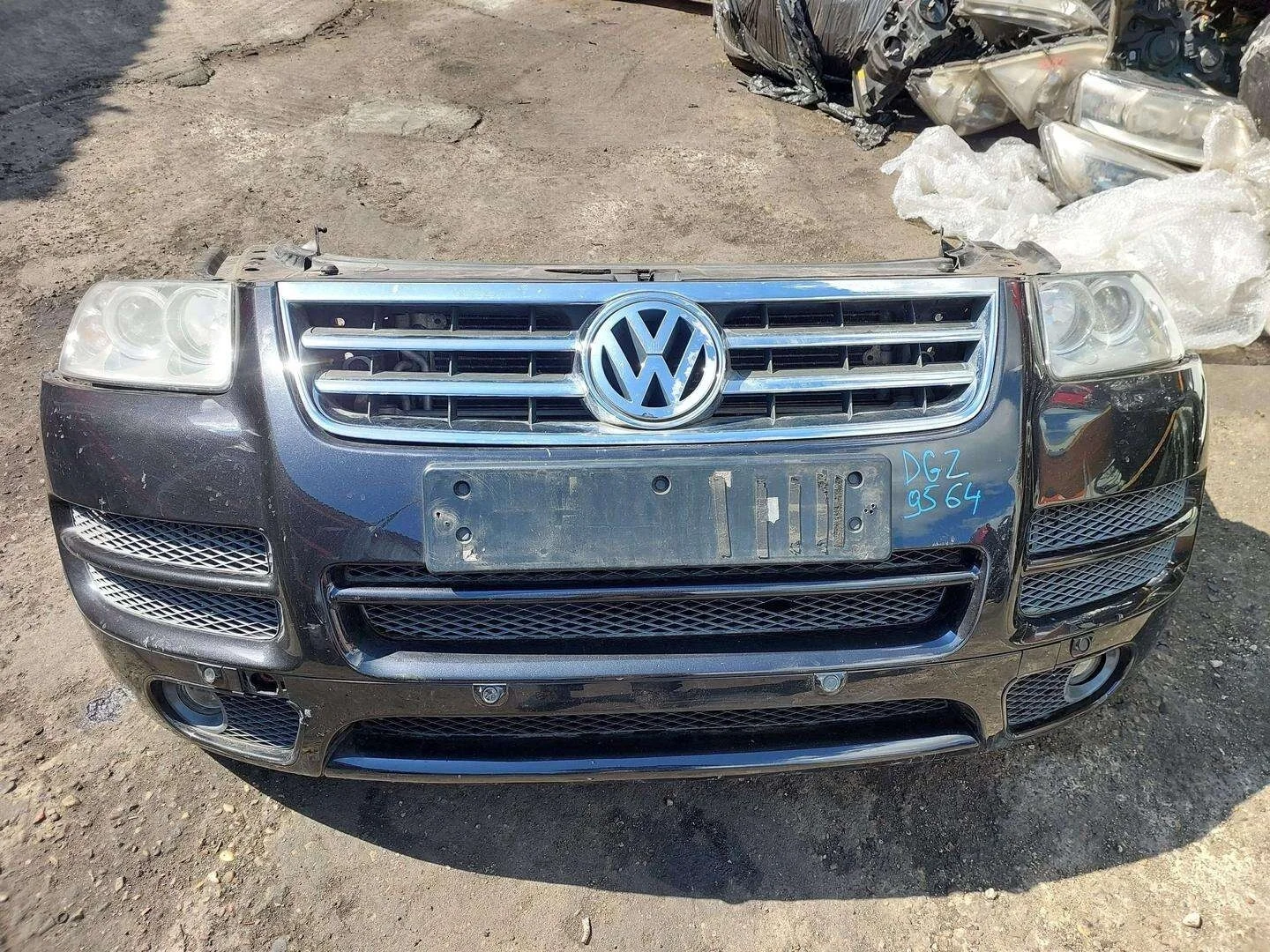 передняя часть (ноускат) в сборе Volkswagen Touareg 3.0 дизель 2006