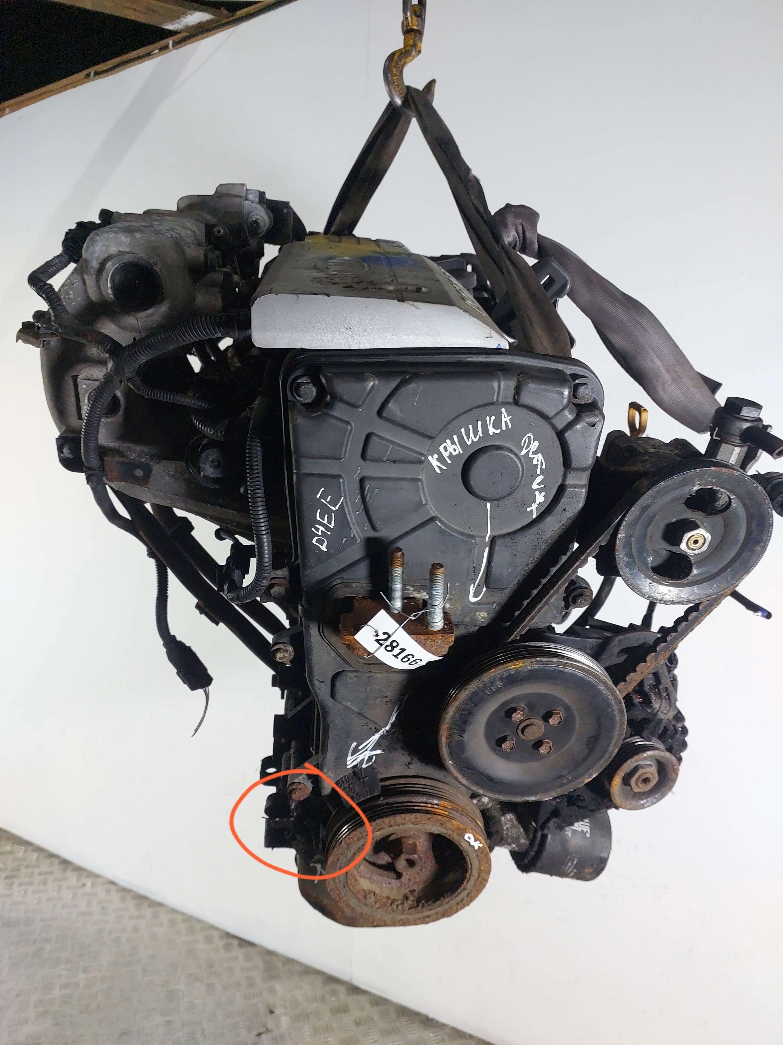 двигатель Kia Rio 1.4 бензин 2009