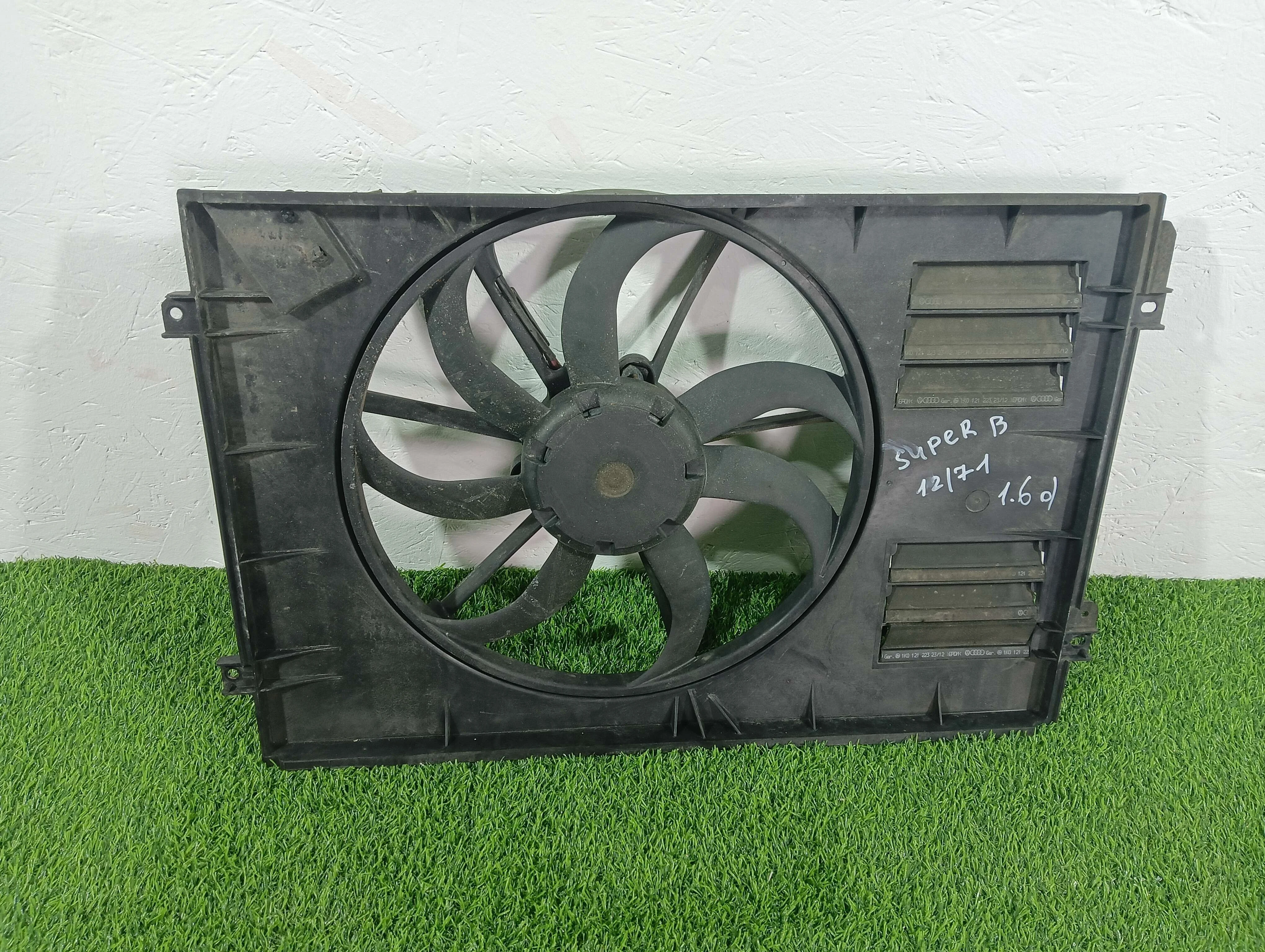 вентилятор охлаждения Skoda Superb 1.6 дизель 2012