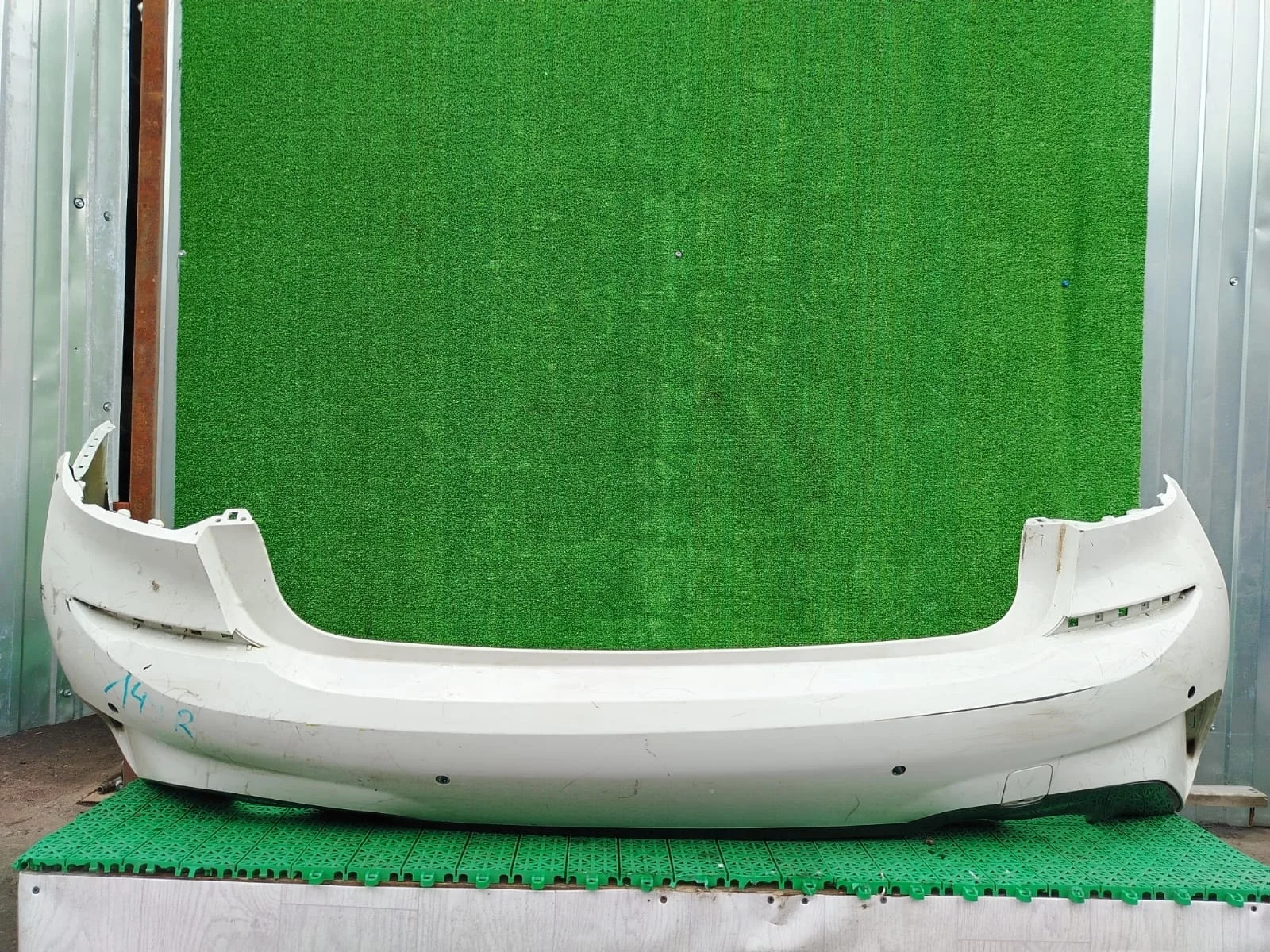 Бампер BMW 3-SERIE G20/G21 М ПАКЕТ 2018- задний белый б/у