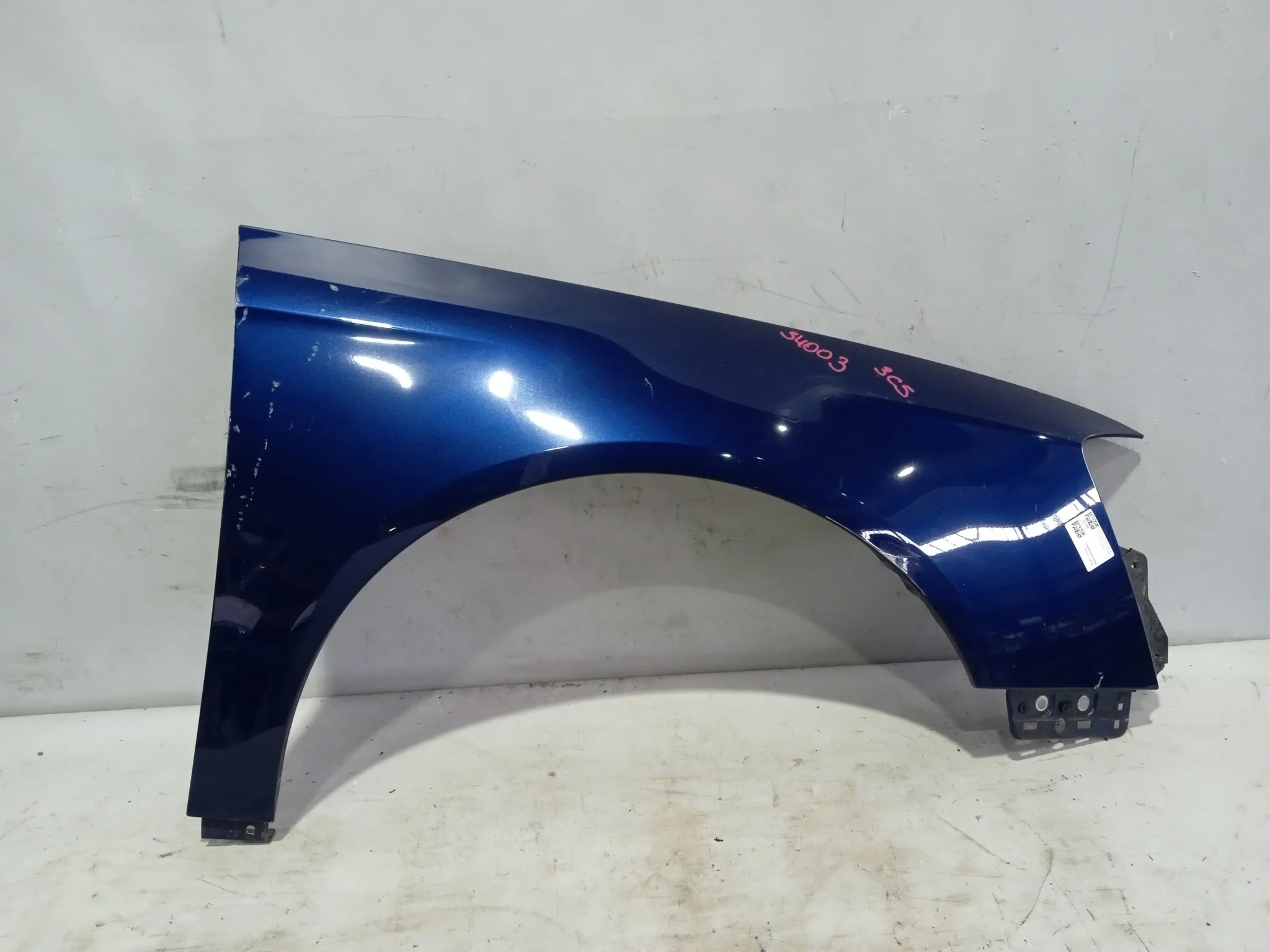 КРЫЛО VOLKSWAGEN 3C0821022 ПЕРЕД ПРАВО синий, LD5Q S4003