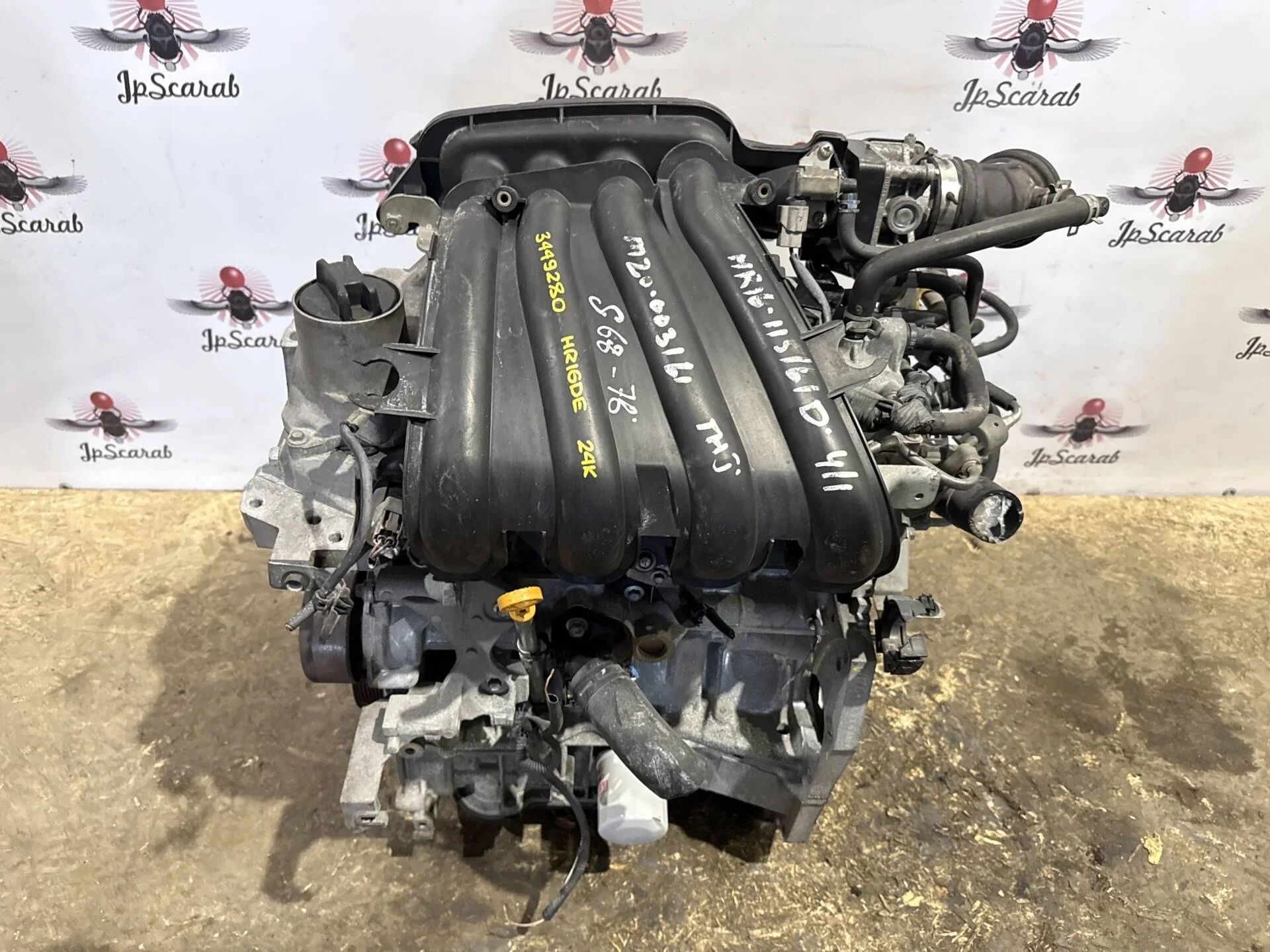 Двигатель Nissan Note E11 HR16DE