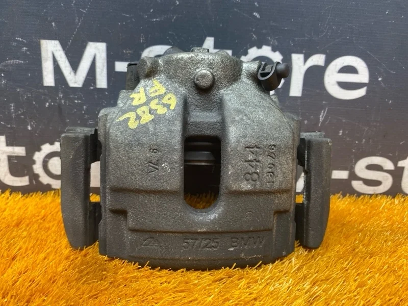 Суппорт Bmw X3 2006 34116765882 E83 N52B25A, передний правый