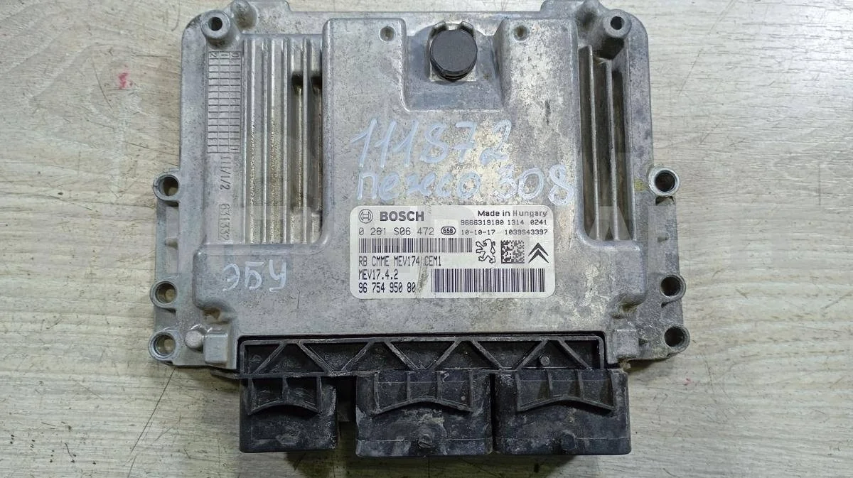 Блок управления ДВС Пежо 308