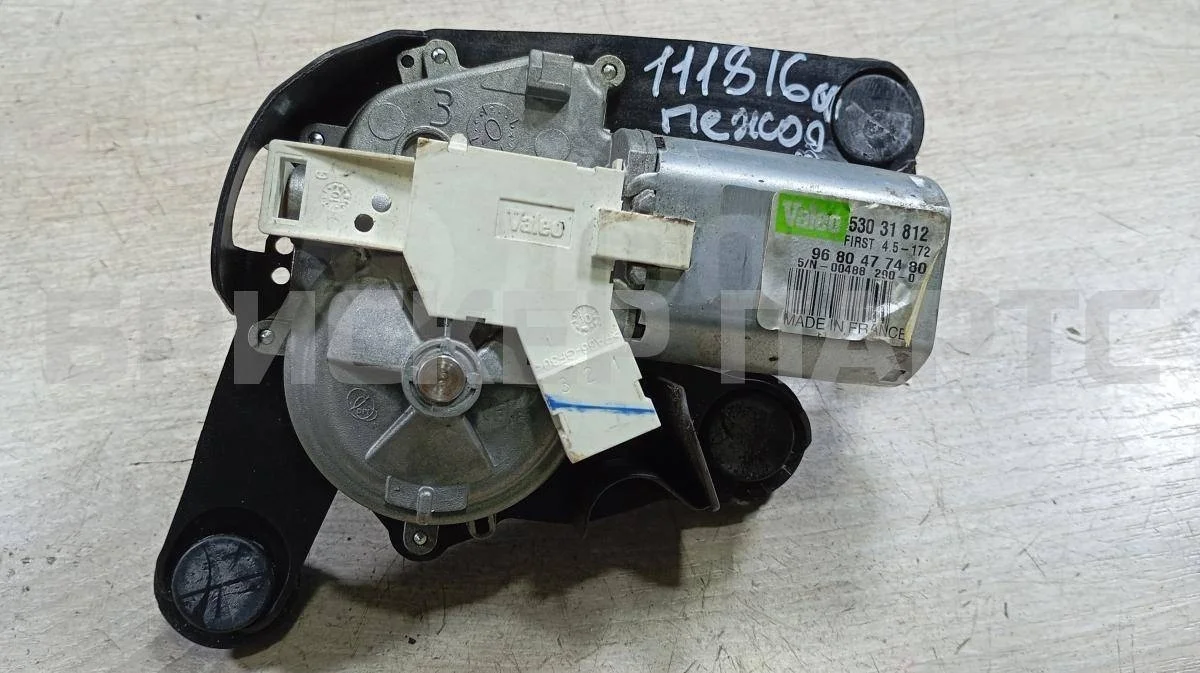 Моторчик зад. дворника Пежо 308