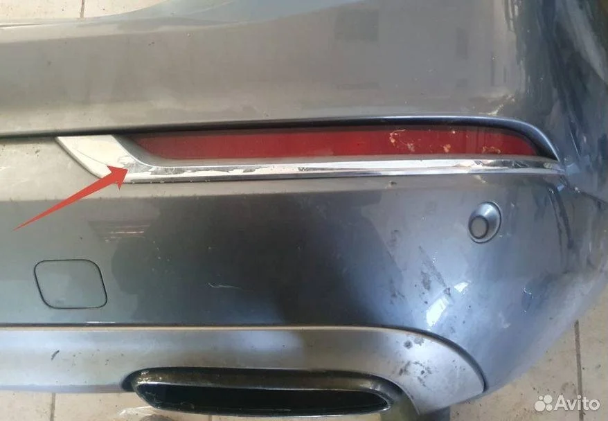 Накладка заднего бампера левая Volvo XC90 II (2014—2019)