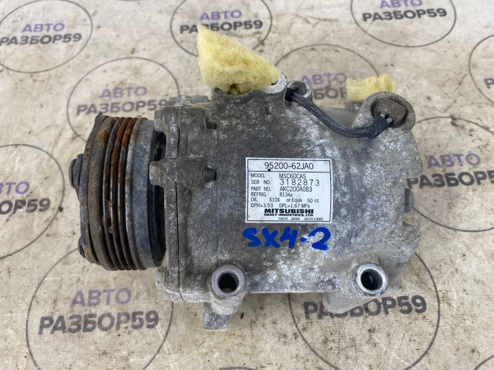 Компрессор кондиционера Suzuki SX4 I рестайлинг (2009—2014)