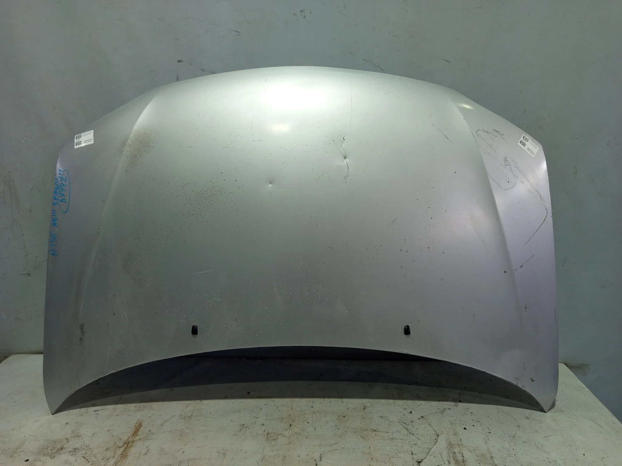 КАПОТ TOYOTA 5330113040 серебро DY442