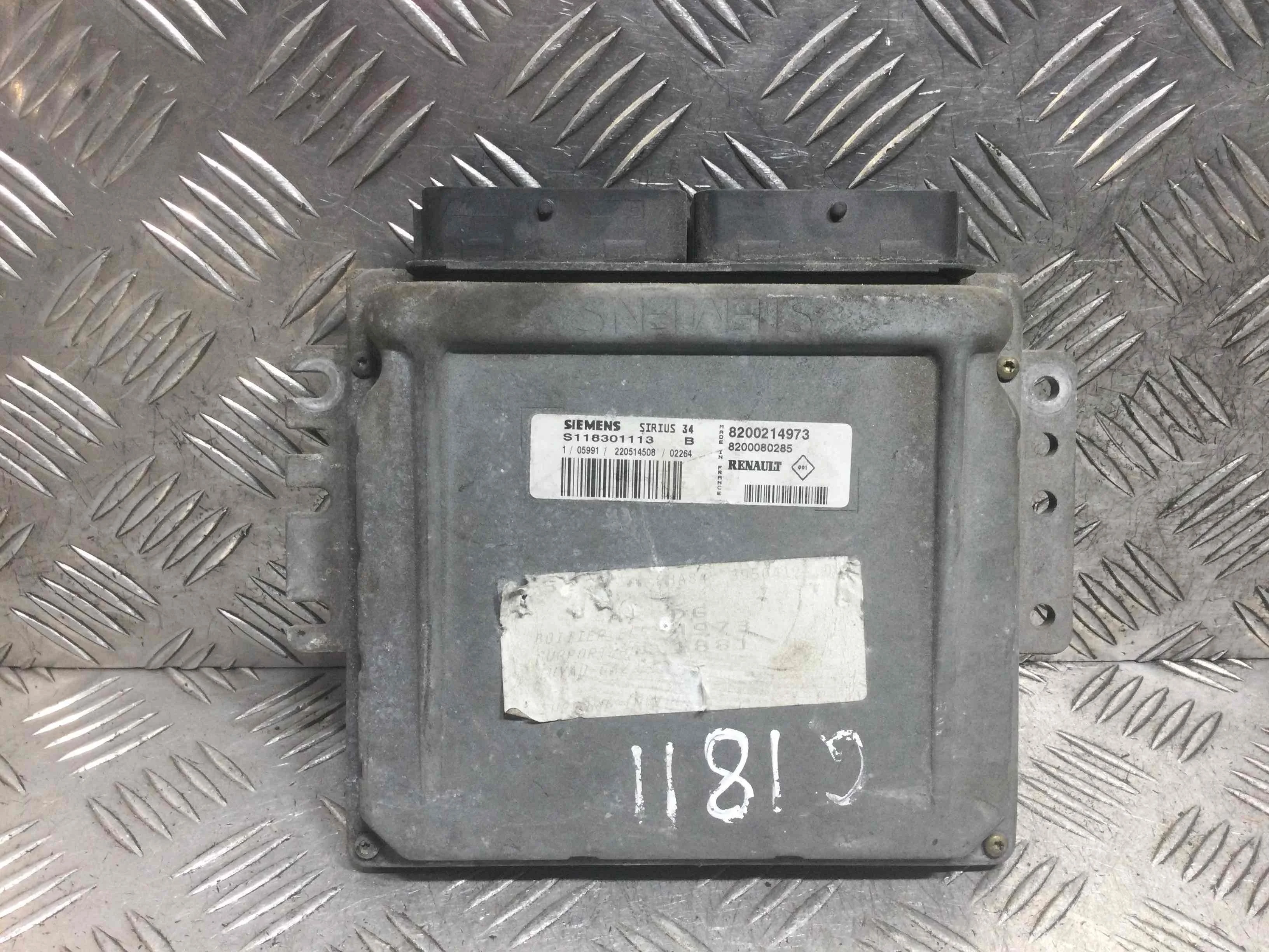 Блок управления двигателем Renault Scenic 1 поколение [рестайлинг] (1999-2003) бензин 1.8 i Механика Минивэн