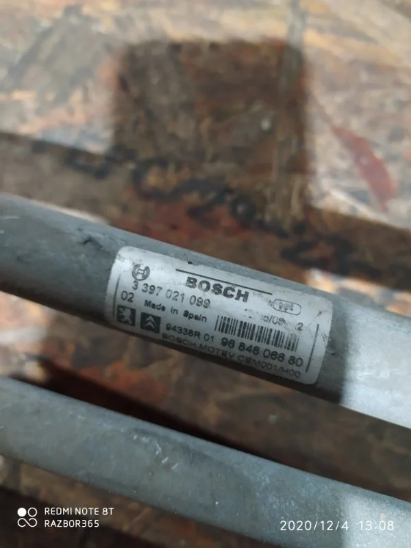 Трапеция стеклоочистителя PEUGEOT 308 2009 4C