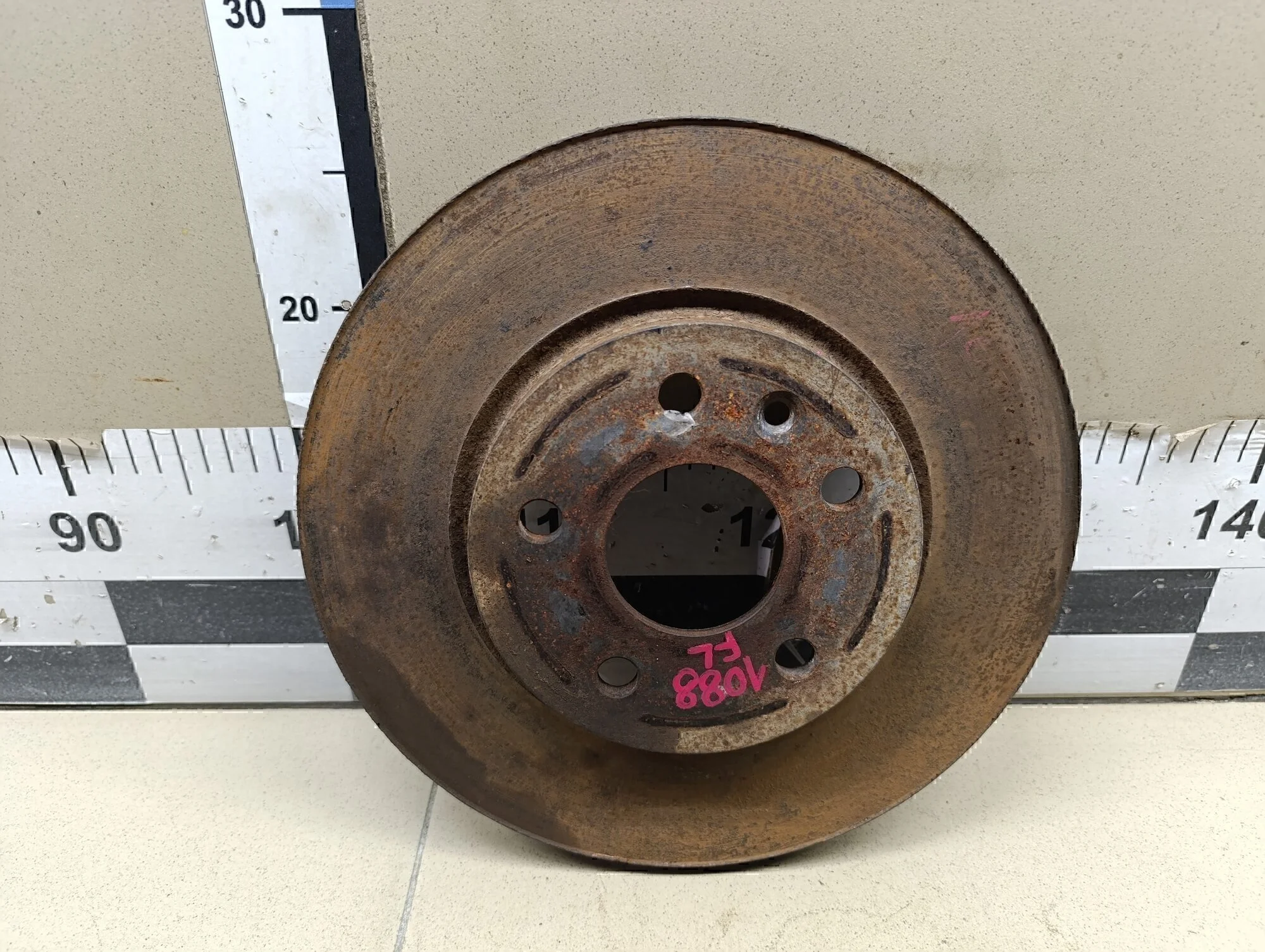 Диск тормозной передний вентилируемый Aveo (T300) 2011>