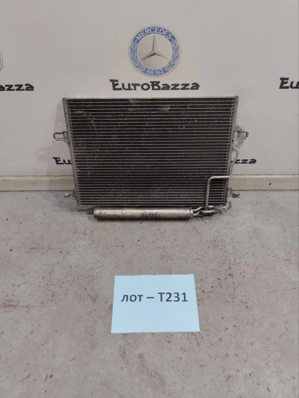 Радиатор кондиционера Mercedes W211