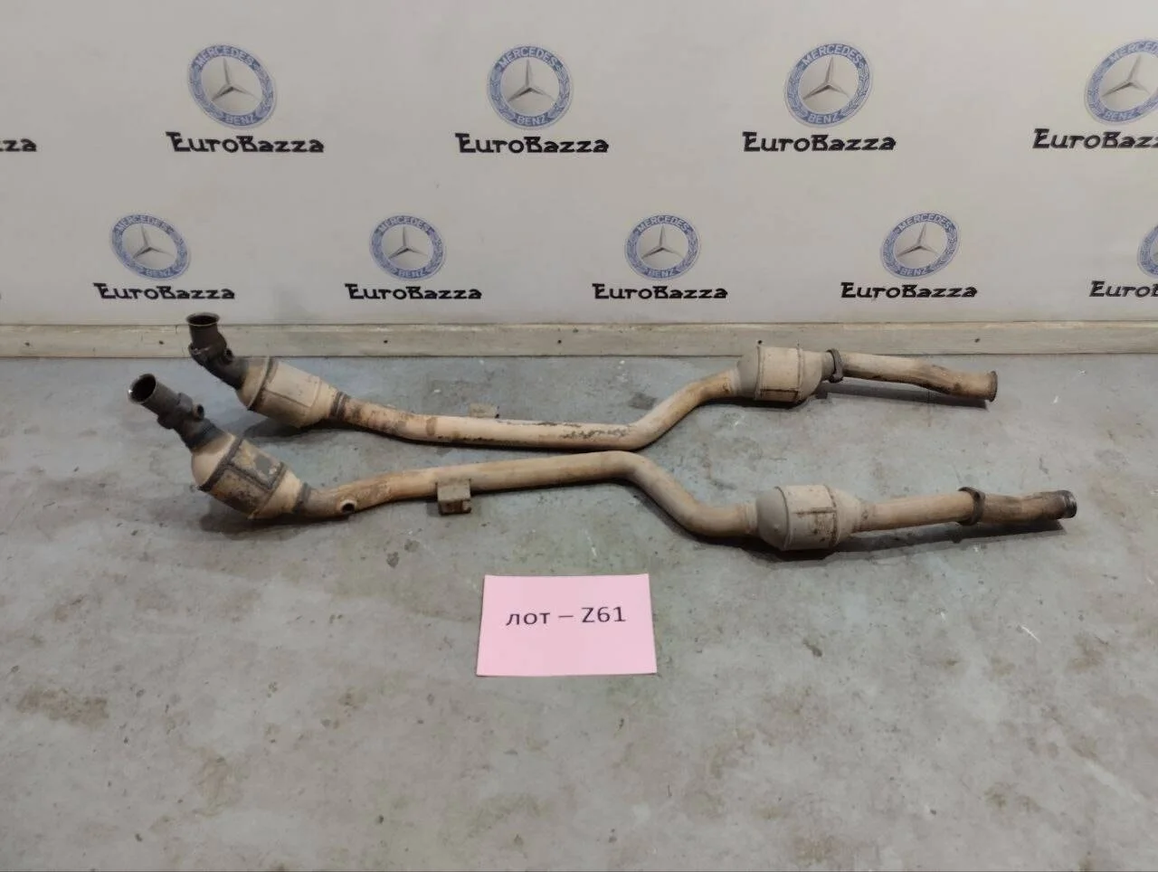 Приемная труба глушителя Mercedes W211