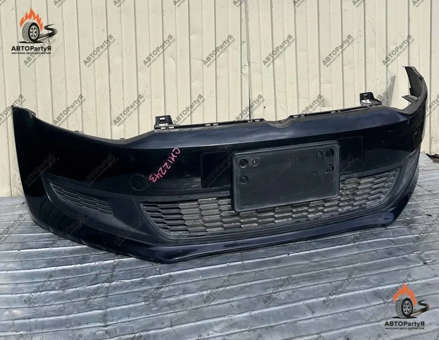 Бампер передний Volkswagen Polo 5 MK5 черный