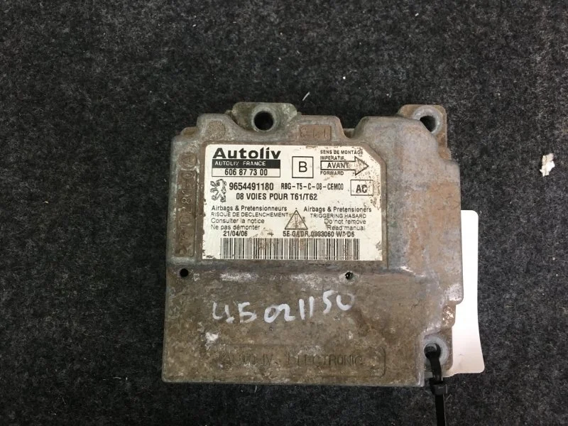 Блок управления аирбаг AIRBAG Peugeot 307 2001 - 2008 9654491180