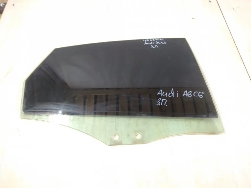 Стекло двери Audi A6 2005 - 2011 4F5845206 С6, заднее правое