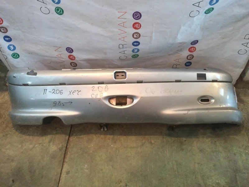 Бампер Peugeot 206 1998 - 2012 9625077877, задний