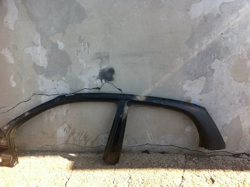 Порог со стойкой Chevrolet Spark 2005 - 2010 96599825 M200, левый