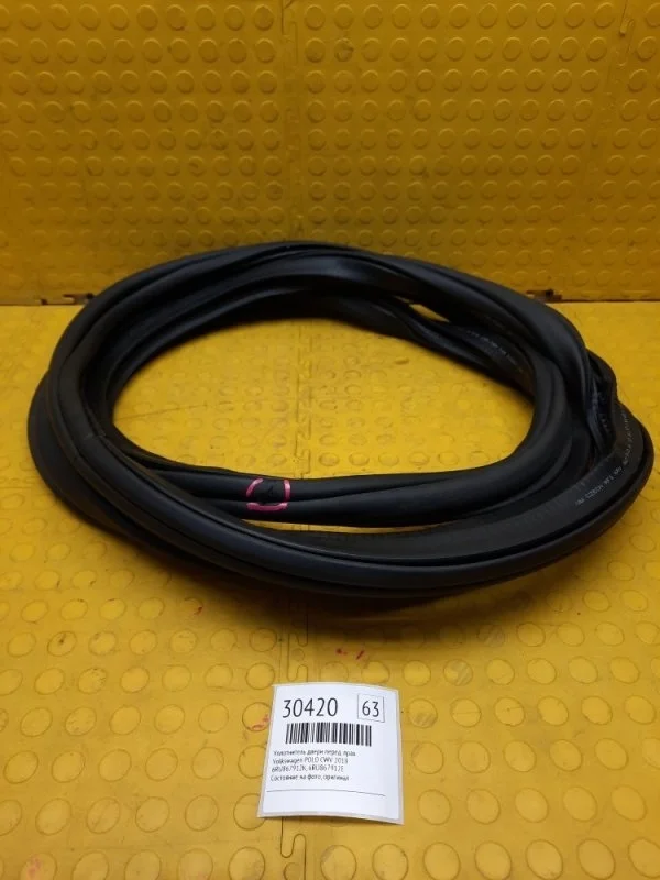 Уплотнитель двери Volkswagen Polo 2018 6RU867912E CWV, передний правый