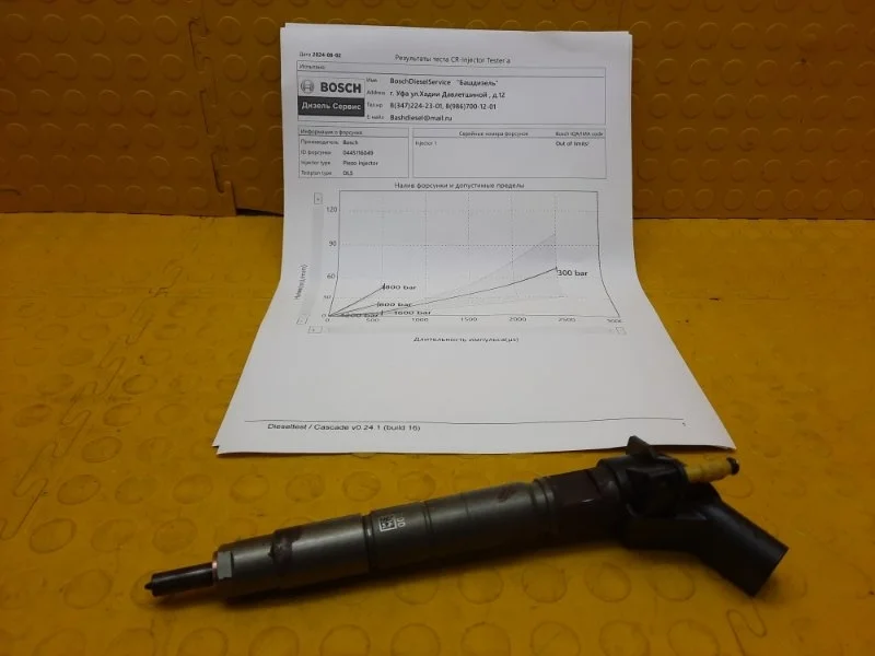 Форсунка топливная Kia Mohave 2021 338003A100 HM2 D6EB