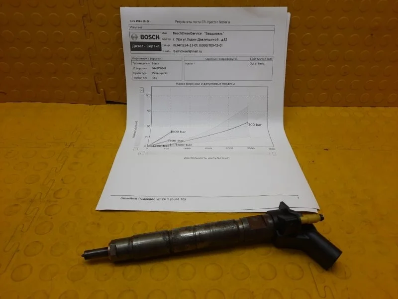 Форсунка топливная Kia Mohave 2021 338003A100 HM2 D6EB