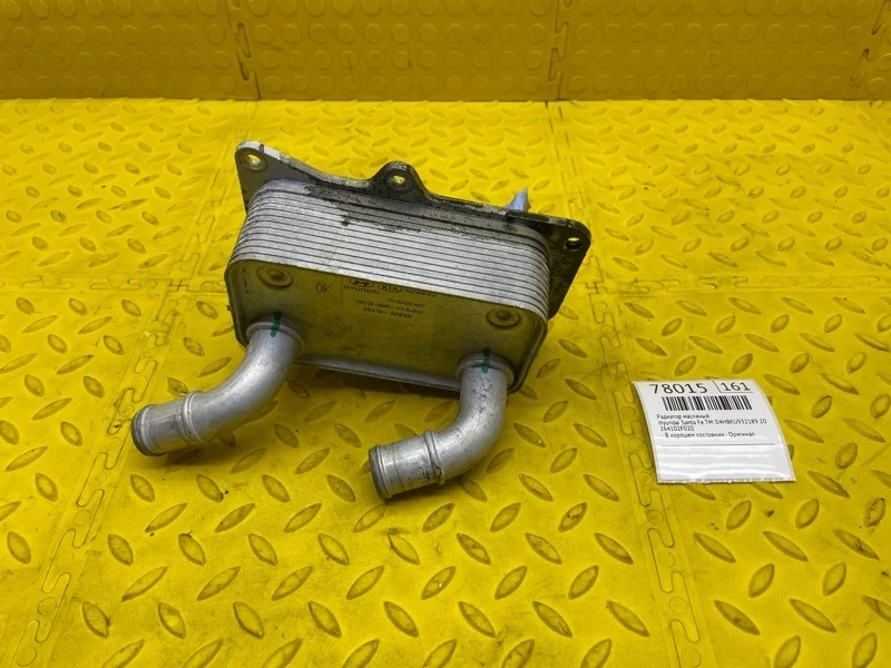 Радиатор Масляный Hyundai Santa Fe 2019 264102F020 TM D4HBKU932189